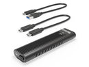 Plugable USB C to M.2 NVMe Tool-free Driverless Enclosure, USB C and Thunderbolt