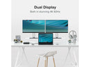 Plugable USB C Docking Station Dual Monitor - Dual HDMI Dock is Compatible with