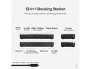 Plugable 12-in-1 Dual 4K USB C Docking Station, Works With Chromebook Certified,