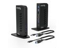 Plugable USB 3.0 and USB-C Dual 4K Display Docking Station with DisplayPort and