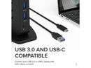 Plugable USB 3.0 and USB-C Universal Laptop Docking Station for Windows and Mac