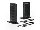 Plugable USB 3.0 and USB-C Universal Laptop Docking Station for Windows and Mac