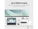 Plugable 14-in-1 USB-C Triple Monitor Docking Station with 100W Charging -