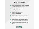Plugable USB to Serial Adapter Compatible with Windows, Mac, Linux (RS-232/DB9