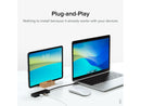 Plugable USB C to USB Adapter Hub, 4 Port USB 3.0 Hub, USB Splitter for Laptop,