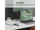 Plugable USB C Hub Multiport Adapter, 4 in 1, 100W Pass Through Charging, USB C