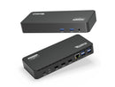 Plugable USB C Triple Display Docking Station with Laptop Charging, Thunderbolt
