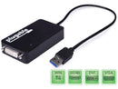 Plugable USB 3.0 to DVI/VGA/HDMI Video Graphics Adapter for Multiple Monitors up