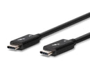 Plugable Thunderbolt 3 Cable 40Gbps Supports 100W (20V, 5A) Charging, 2.6ft /