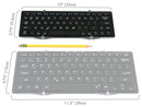 Plugable Bluetooth Keyboard Compatible with iPhones, iPads, Android, and