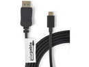 Plugable USB C to DisplayPort Cable 6 feet (1.8m), Up to 4K at 60Hz, USB C
