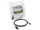 Plugable USB C to DisplayPort Cable 6 feet (1.8m), Up to 4K at 60Hz, USB C