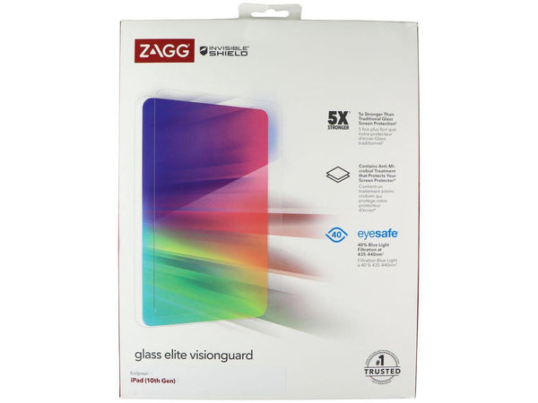 ZAGG InvisibleShield Glass Elite Visionguard Screen Protector for iPad 10th Gen