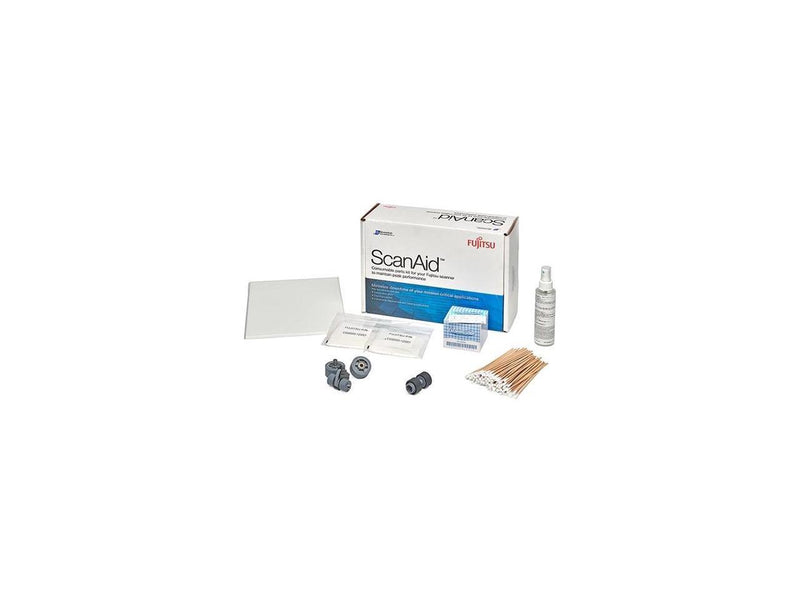 Fujitsu ScanAid Cleaning and Consumable Kit Fi-7600 Fi-7700