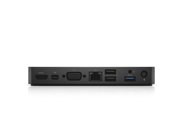 Dell Black DOCK-180W WD15 Monitor Dock 4K with 180W Adapter, USB-C, (450-AEUO,