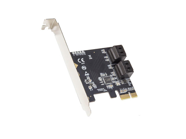 IO CREST 4 Port SATA III PCI-e 3.0 x1 Expansion Card Non-Raid with Low