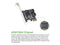 IO CREST 4 Port SATA III PCI-e 3.0 x1 Expansion Card Non-Raid with Low