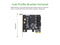 IO CREST 4 Port SATA III PCI-e 3.0 x1 Expansion Card Non-Raid with Low