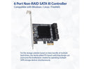 IO CREST 6 Port SATA III to PCIe 3.0 x1 Non-RAID Expansion Card JMB575