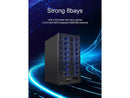 SYBA SY-ENC50125 Black Hard Drive Enclosure USB 3.2 (10Gbps) Type-C 8 Bay 2.5