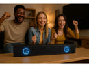 Supersonic SC-1423SB Bluetooth Rechargeable TV Soundbar RGB LED, FM Radio, HDMI