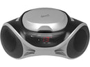Supersonic SC-726BT Portable CD Player AM/FM Radio Bluetooth LED AC/DC Silver