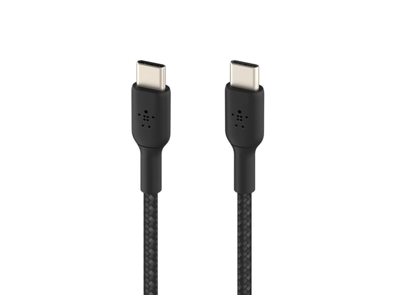 Belkin CAB004bt1MBK 3.3 ft. Black Boost Charge Braided USB-C to USB-C Cable