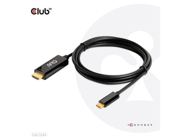 Club 3D HDMI to USB Type-C 4K60Hz Active Cable M/M 1.8m/6 ft - 6 ft HDMI/USB-C