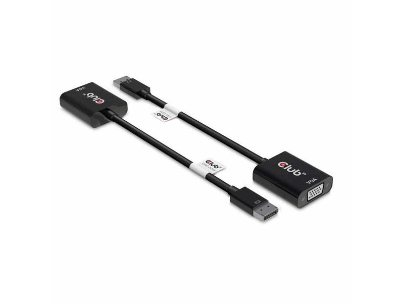 Club 3D DisplayPort to VGA Black Active Adapter M/F CAC-2013