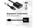 Club 3D DisplayPort to VGA Black Active Adapter M/F CAC-2013