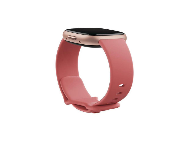 Fitbit Versa 4 Fitness Smartwatch, Pink Sand / Copper Rose Aluminum |