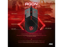 AOC Agon AGM700 Gaming Mouse - 16,000 DPI - Omron Switches - RGB Effects -