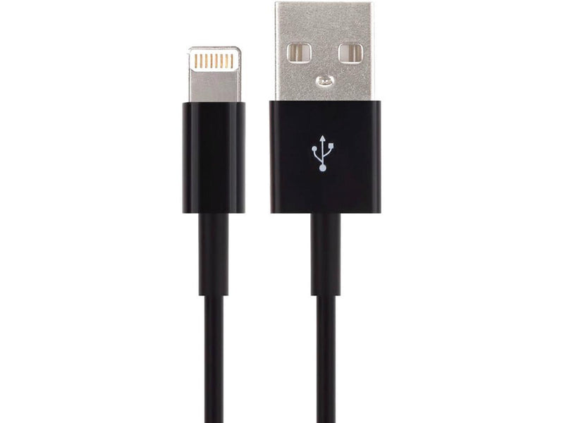 4XEM 4XLIGHTNINGBK6 Black 8 Pin Lightning To USB Cable For iPhone/iPod/iPad