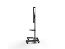 Kanto MTM65PL Height Adjustable Mobile TV Stand with Adjustable Shelf for