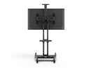 Kanto MTM65PL Height Adjustable Mobile TV Stand with Adjustable Shelf for