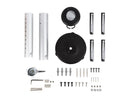 Height Adjustable heavy-duty ceiling projector mount for projectors with