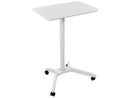 Mount-It! Standing Mobile Laptop Cart | Sit Stand Rolling Desk with Height