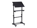 Mount-It! Mobile Standing Desk | Portable Podium and Presentation Lectern |