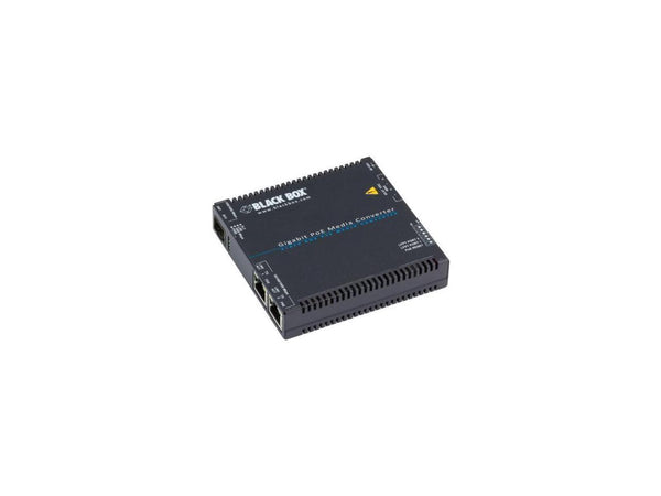 Black Box Gigabit PoE Media Converter - 10/100/1000BASE-T to SFP  LGC5200A