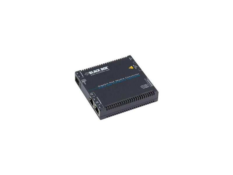 Black Box Gigabit PoE Media Converter - 10/100/1000BASE-T to SFP  LGC5200A