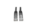 TRIPP LITE N200-005-BK 5 ft. Cat 6 Black Cat6 Gigabit Molded Patch Cable RJ45