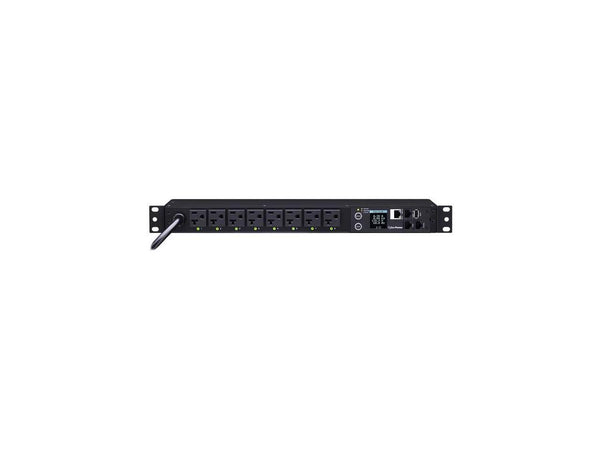 CYBERPOWER SYSTEMS (USA), INC. PDU41002 120V 8 OUTLET NEMA 12FT CORD 1U 3YR WTY