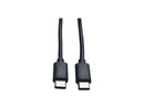 Tripp Lite 6ft USB 2.0 Cable Hi-Speed USB Type-C USB-C to USB-C M/M