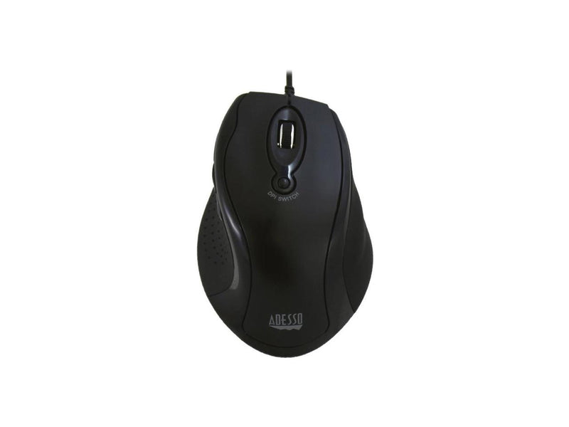 ADESSO IMOUSEG2 ADESSO USB ERGONOMIC OPTICAL MOUSE, WITH ADJUSTABLE DPI,