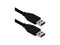 QVS CC2229C-03BK 3Ft Usb 3.0/3.1 Type A Male To Male 5Gbps Black Cable