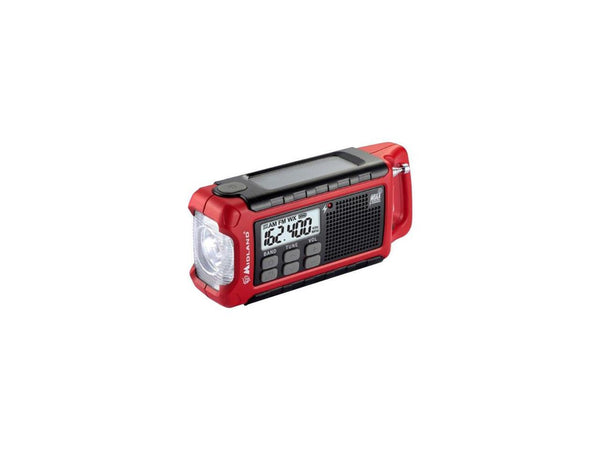 MIDLAND ER210 MIDLAND EMERGENCY CRANK RADIO AM/FM NOAA W/FLASHLIGHT <