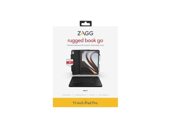 Zagg BLK RUGGED BOOK GO KEYB &