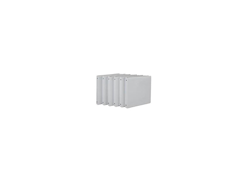 Samsill I08517C Economy .5" Round Ring View Binders, White, 12 Pack