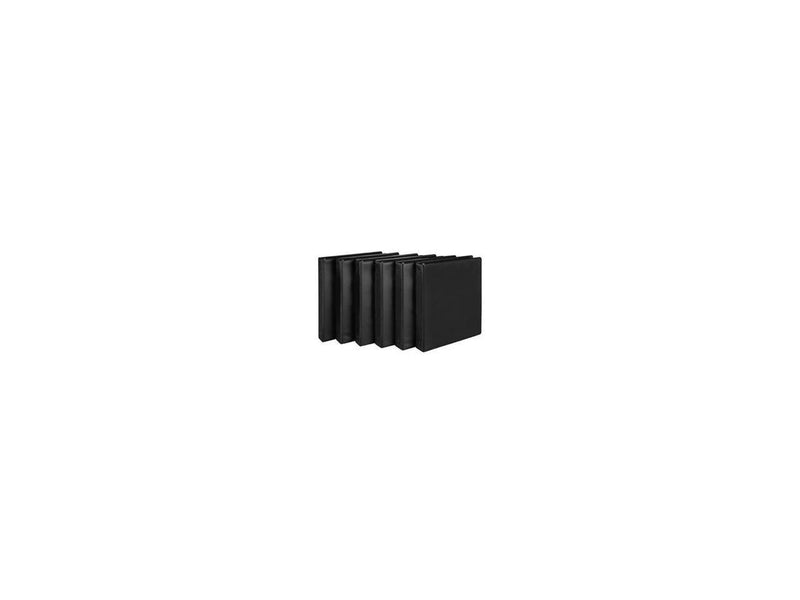 Samsill 1/2" 3-Ring View Binders Black 12/Pack (I08510C)