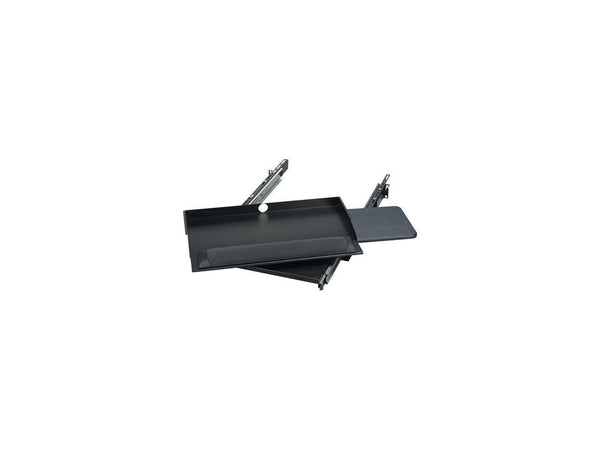 Black Box RM385 19" Sliding Pivoting Keyboard Tray with Mouse Tray